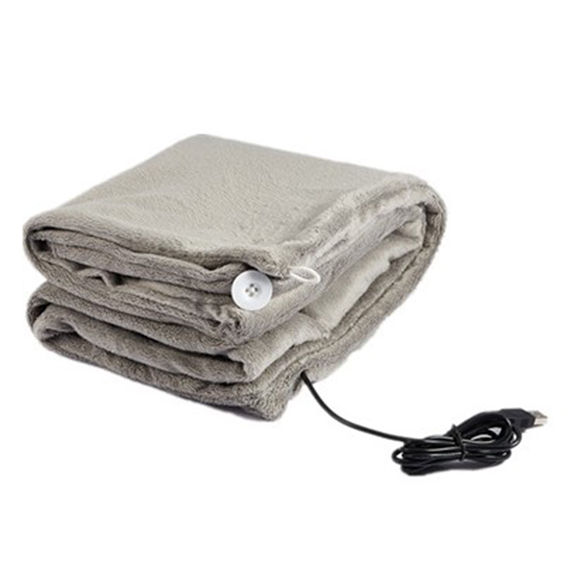 Wasbare verwarmde gooi deken, zachte pluche elektrische deken voor thuisgebruik en reizen